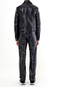 PANTALON 5 POCHES VINYLE-26