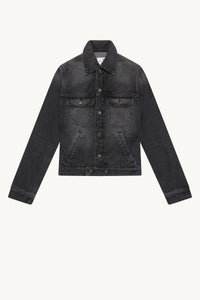 CIRCLE BLACK DENIM JACKET