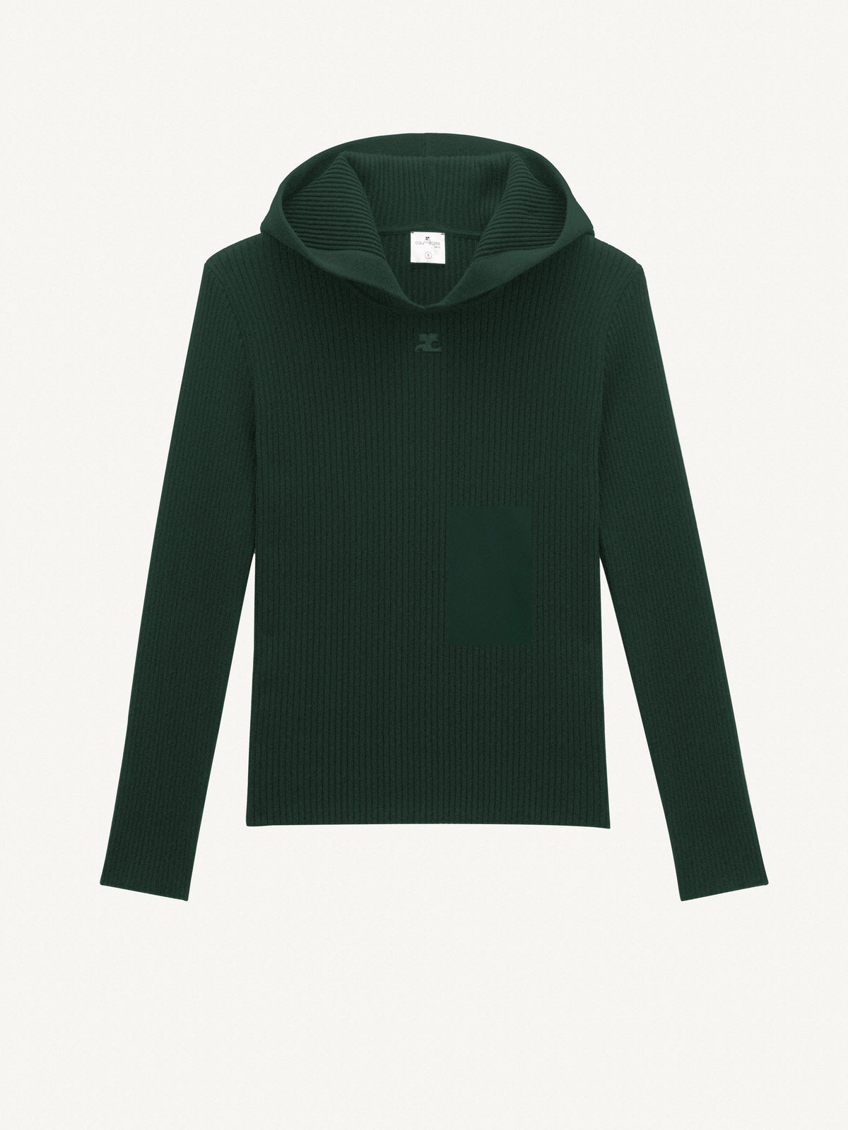 HOODIE AC RIB KNIT