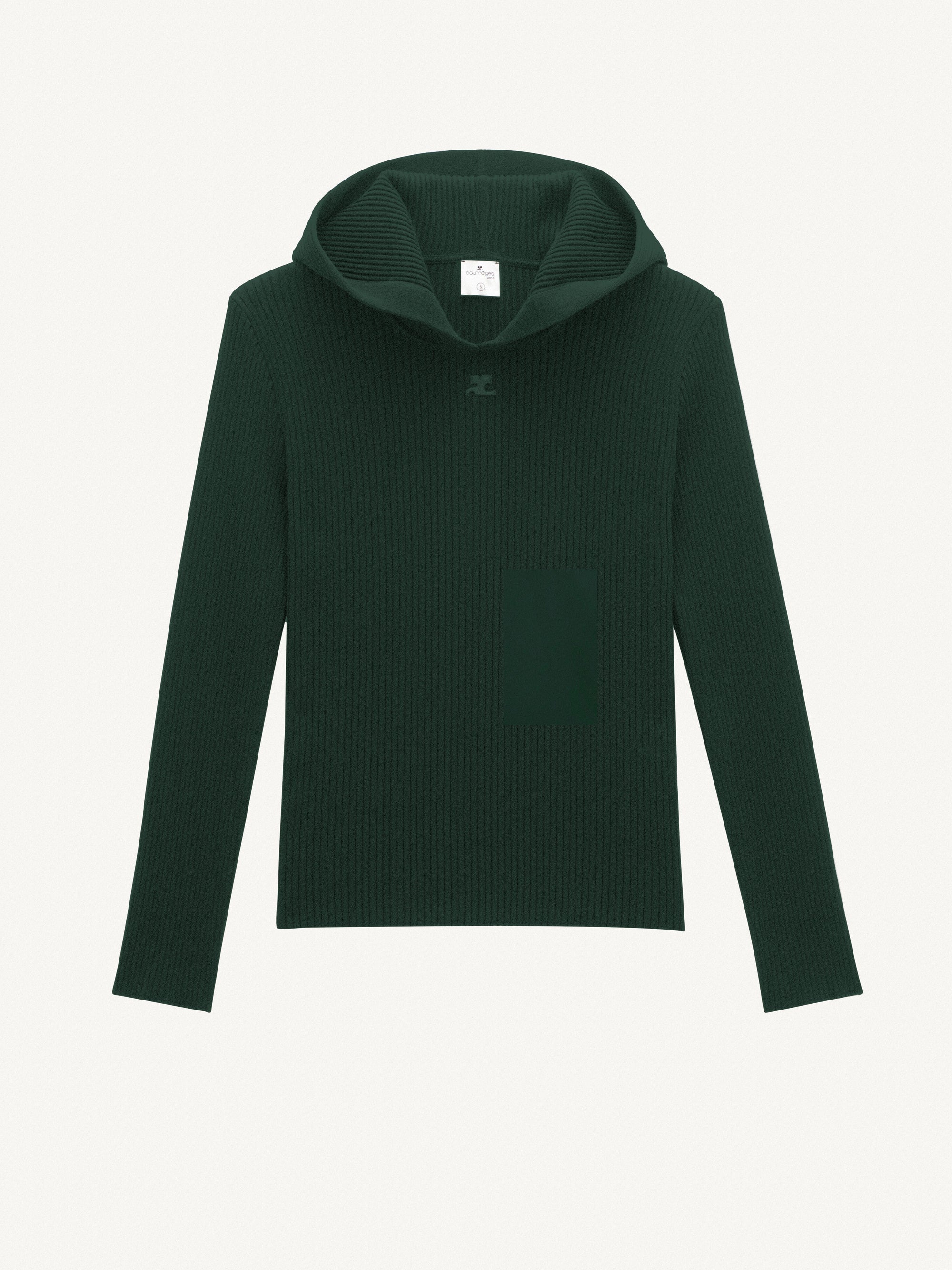 HOODIE AC RIB KNIT