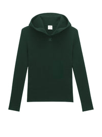 PRIX MARQUE : 120 / HOODIE AC RIB KNIT