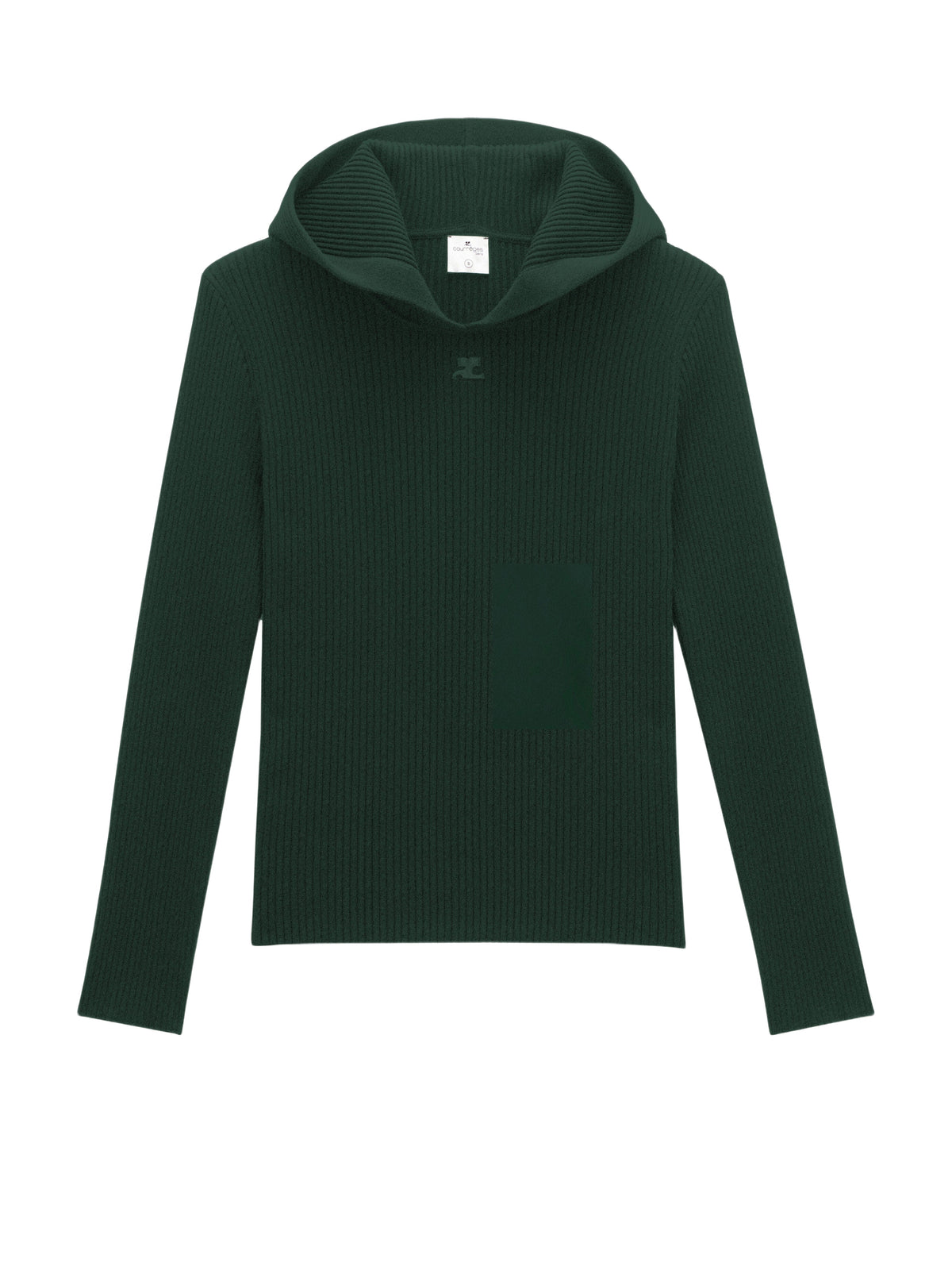 PRIX MARQUE : 120 / HOODIE AC RIB KNIT