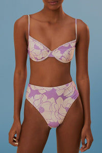 MEDIA OFF LINE_Haut de bikini Paula Floral - Violet