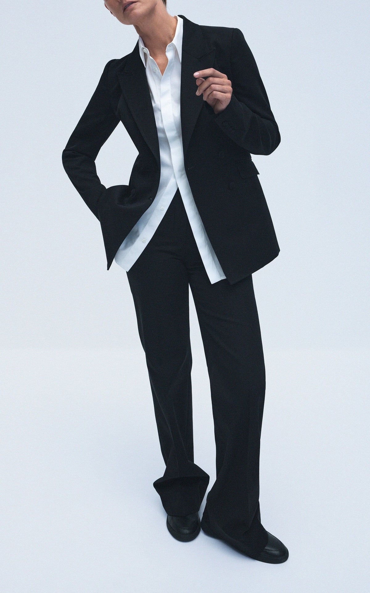 Black / Pantalon Vesta en laine - Black