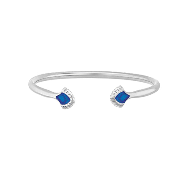 Bracelet flex Paon - Bleu
