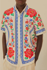DJV_Flowers Off White Chemises & Blouses - Flowers Off White