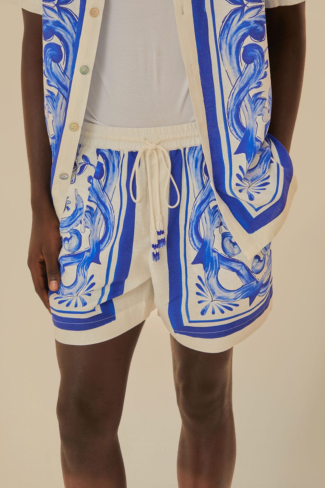 DJV_Off White Jupes & Shorts - Off White