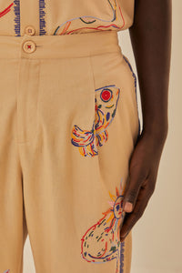 DJV_Khaki Pantalons - Khaki