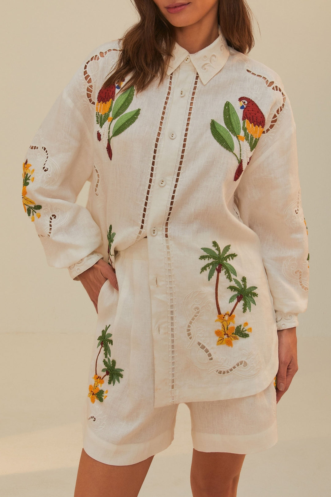 DJV_White Jupes & Shorts - White