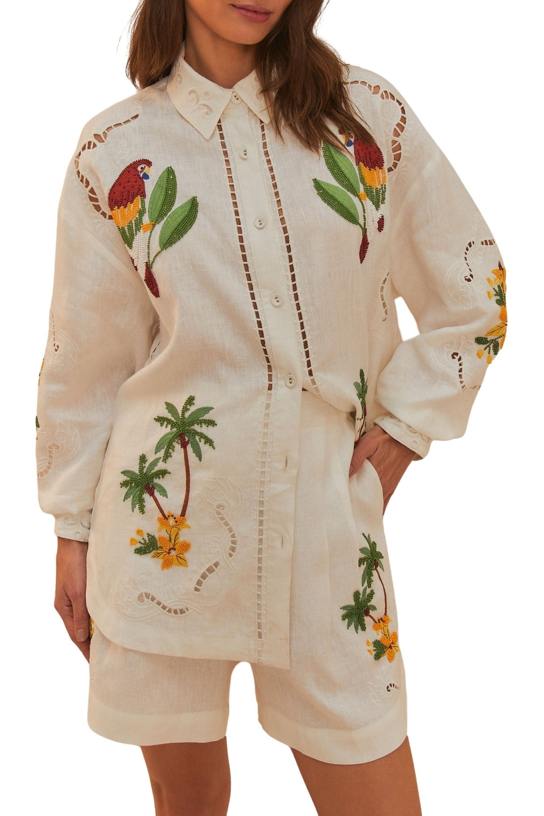 DJV_White Jupes & Shorts - White