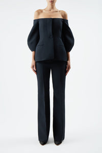 Black / Veste Sawyer en laine - Black