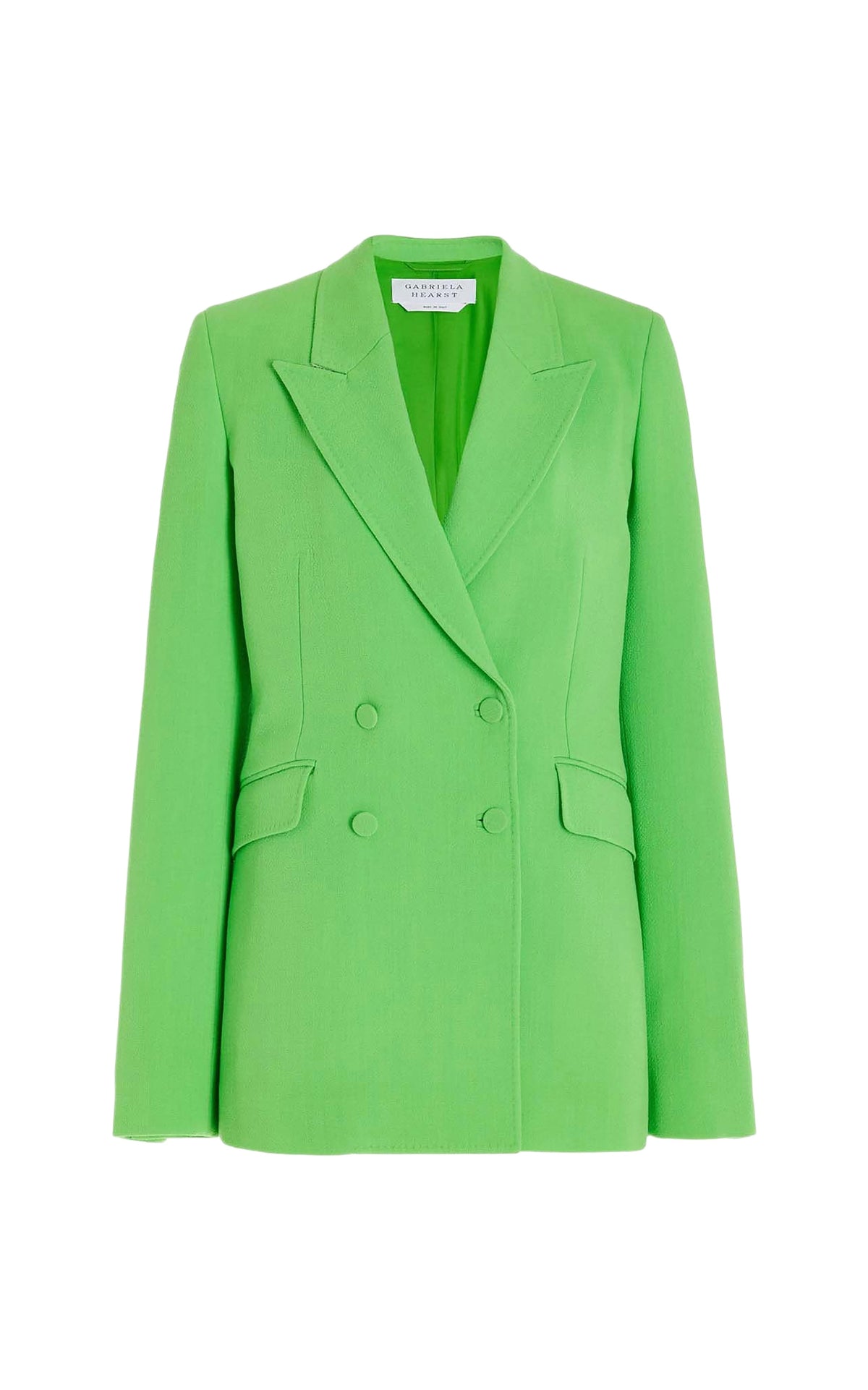 Fluorescent Green / Veste blazer Stephanie en laine - Fluorescent Green