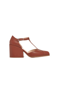 Cognac / Babies Dolly 85 en cuir - Cognac
