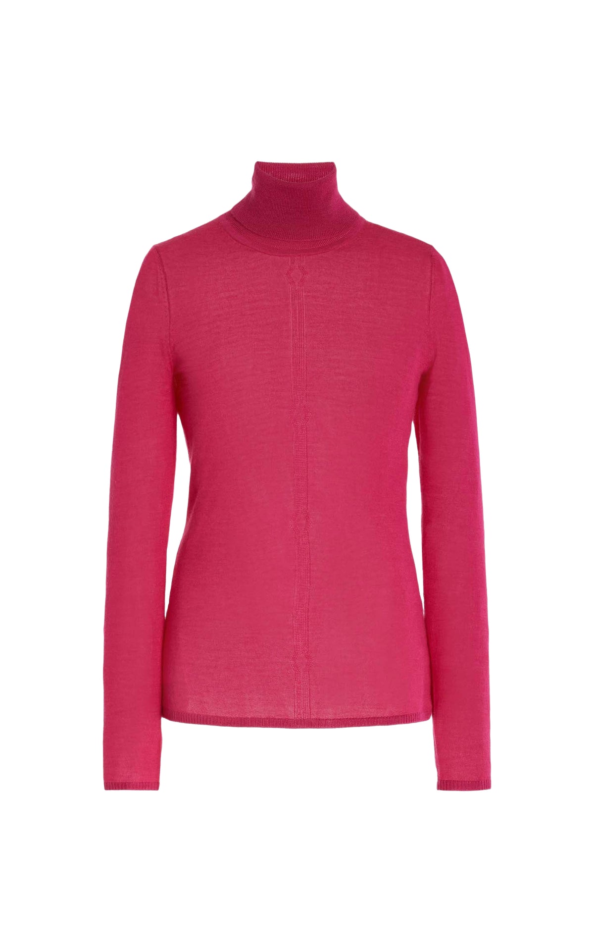 Steinem cashmere and silk turtleneck sweater - Fuchsia