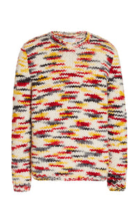 Lawrence Sweater Spacedye en fire multicolore space dye welfat cachemire fil