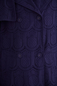 Trench-coat Pineapple à œillets en coton - Noir