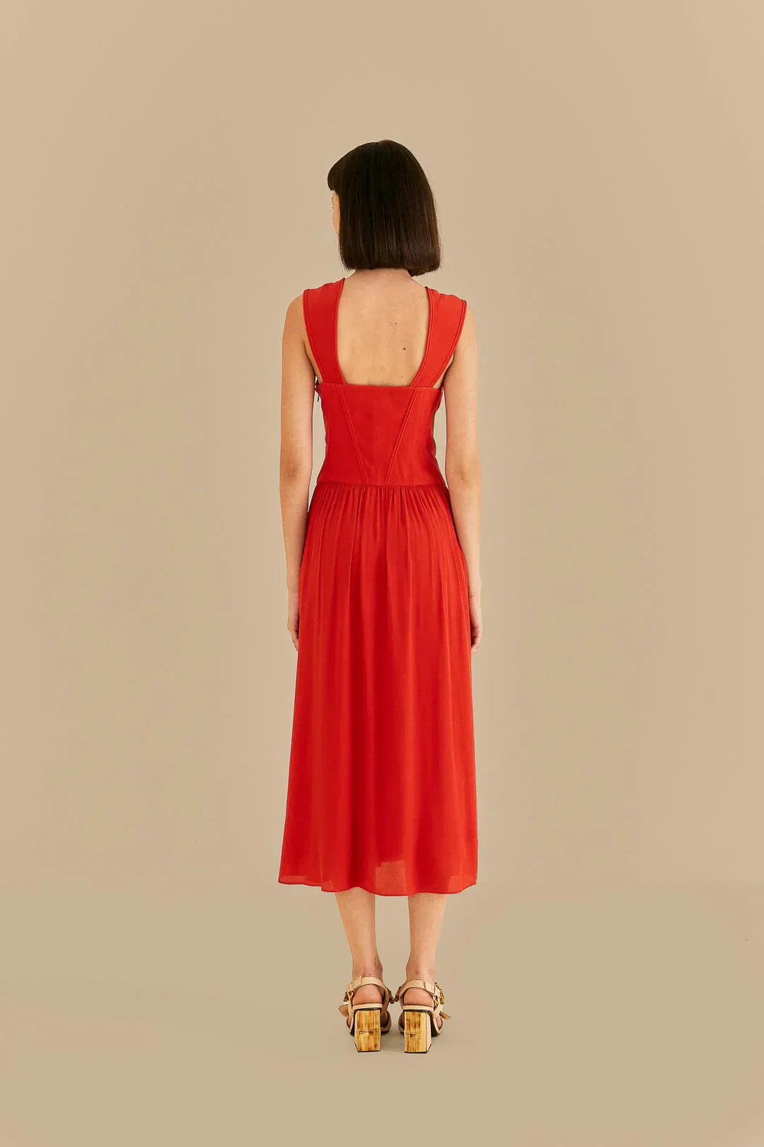 Red Robe midi - Red