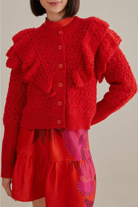 DJV_Red Cardigans & Pulls - Red
