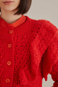 DJV_Red Cardigans & Pulls - Red