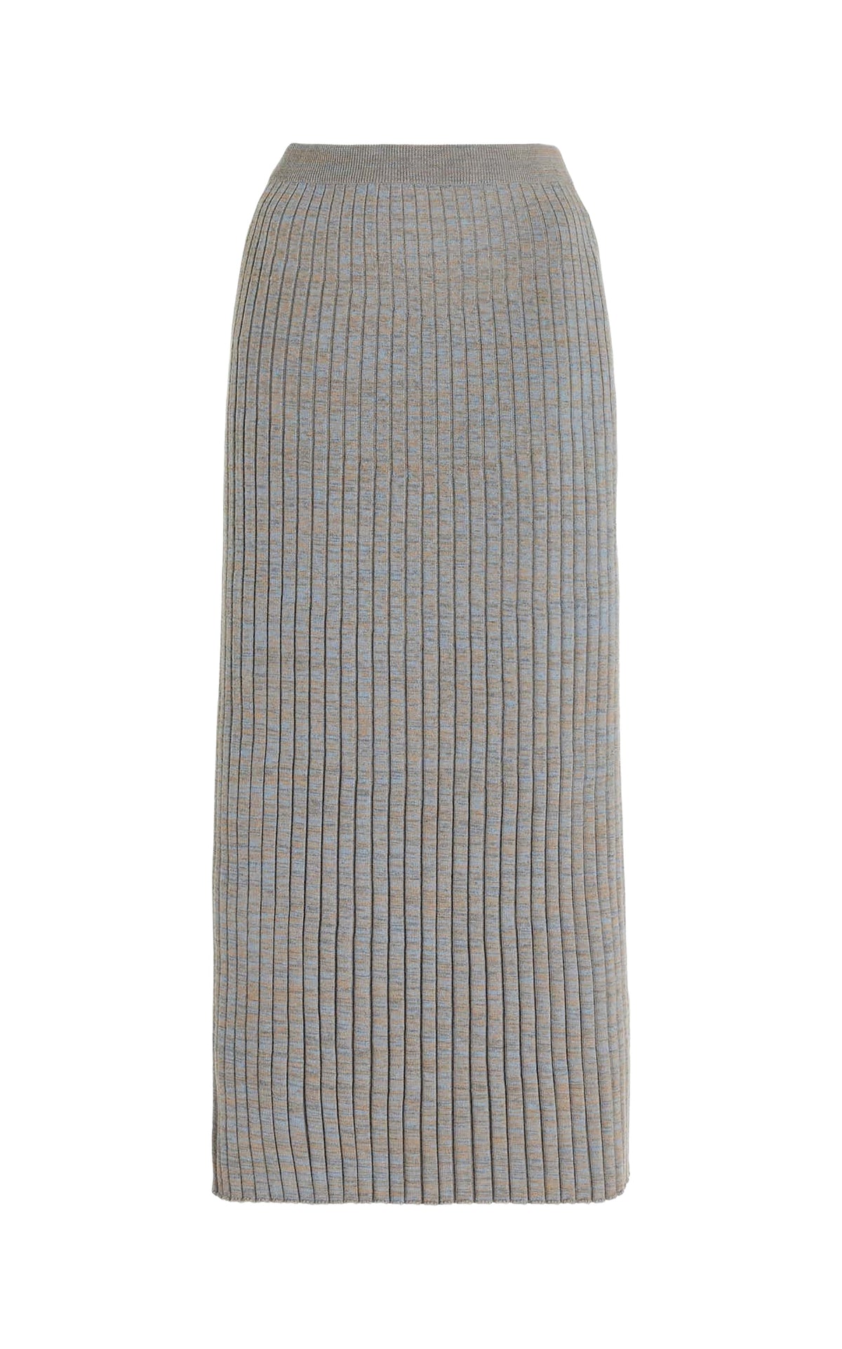 Light Blue Melange / Jupe Conti en cachemire - Light Blue Melange