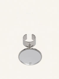 8pcs NEW / BAGUE MIROIR  - Silver
