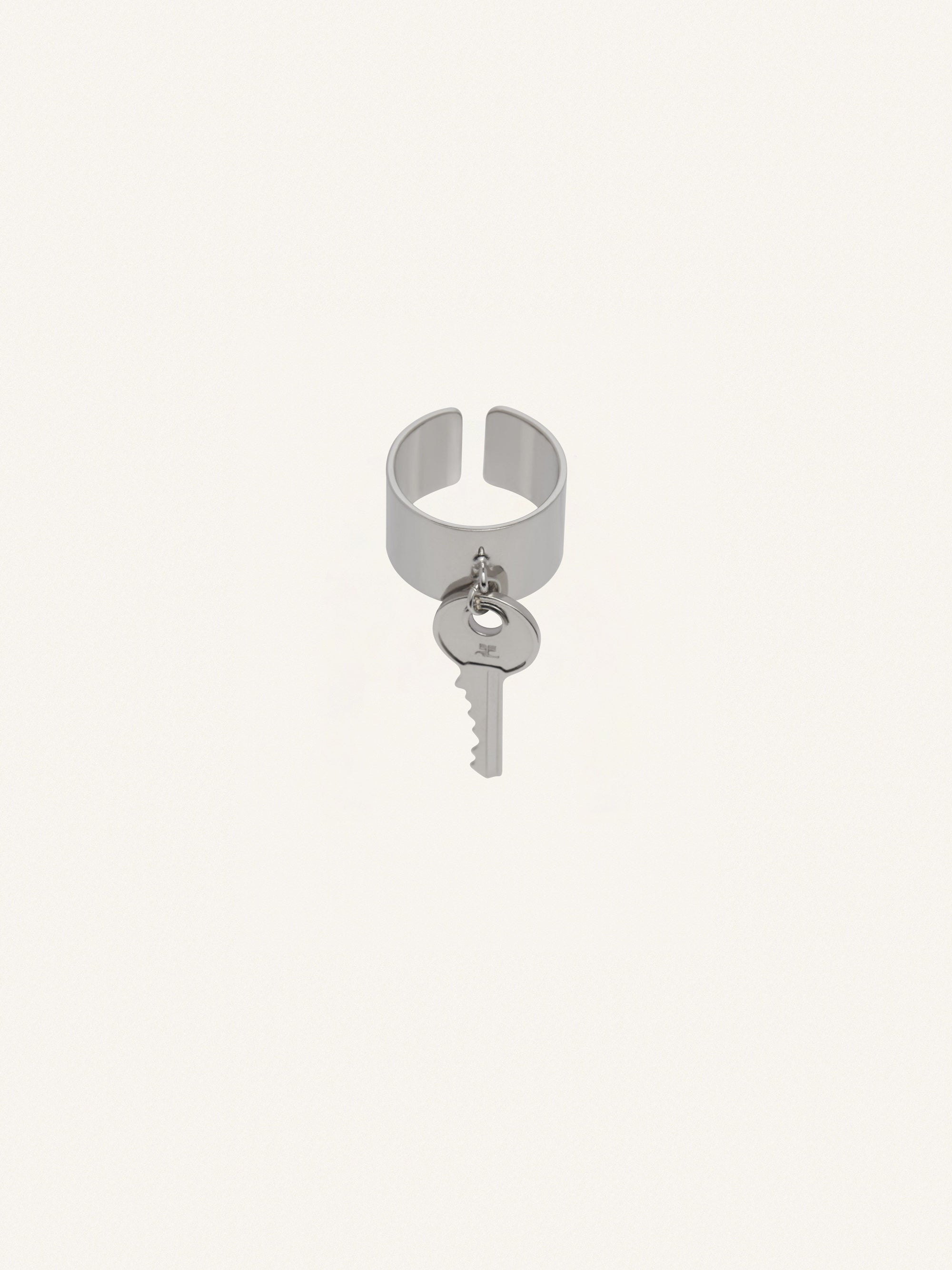 6pcs NEW / BAGUE CLÉ EN MÉTAL  - Silver