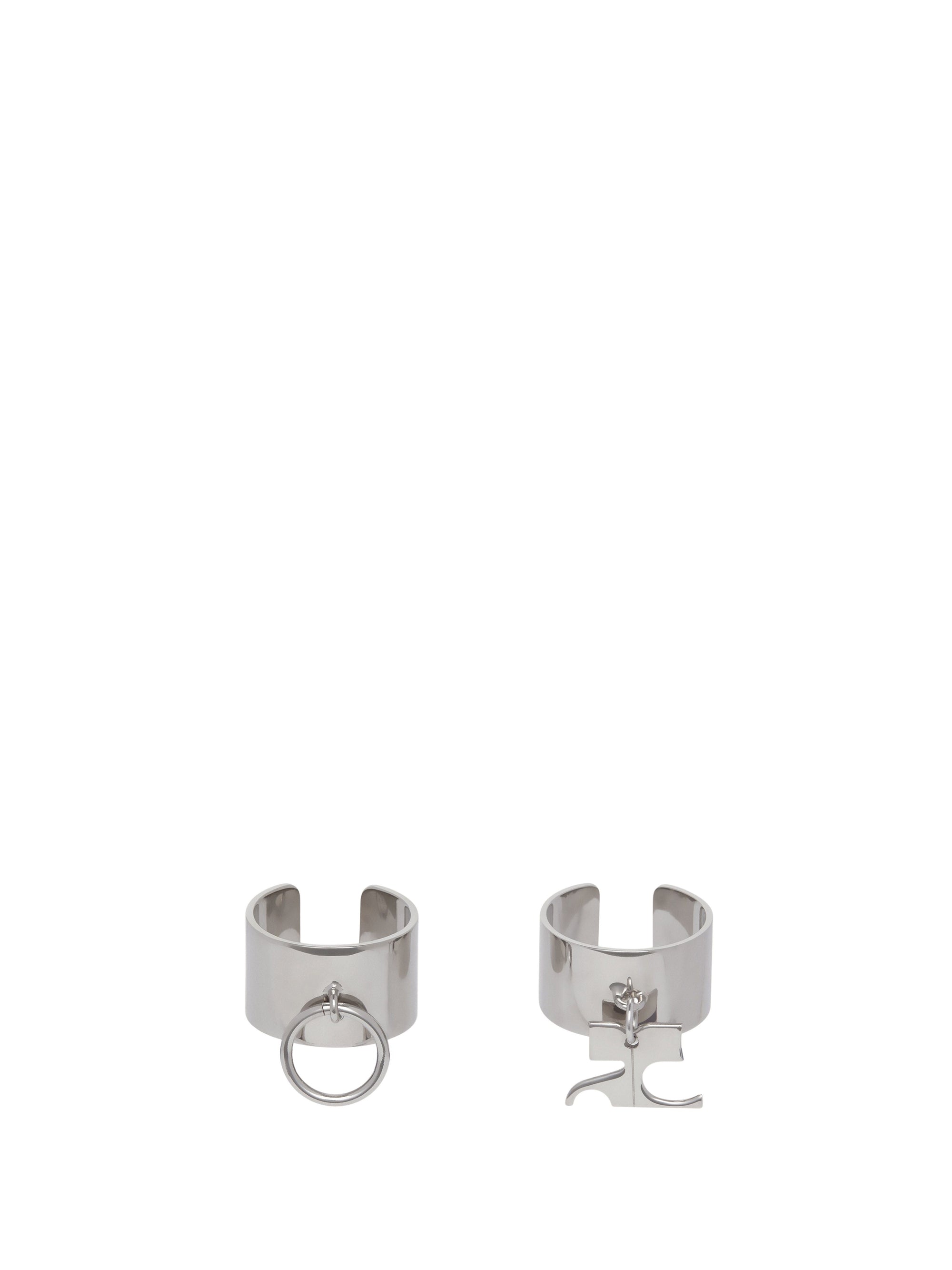 6pcs NEW / BAGUE PENDENTIF AC  - Silver