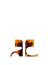 6pcs RELIQUAT 120€ / Mono boucle tortoise AC logo en laiton - Havana & Tortoise
