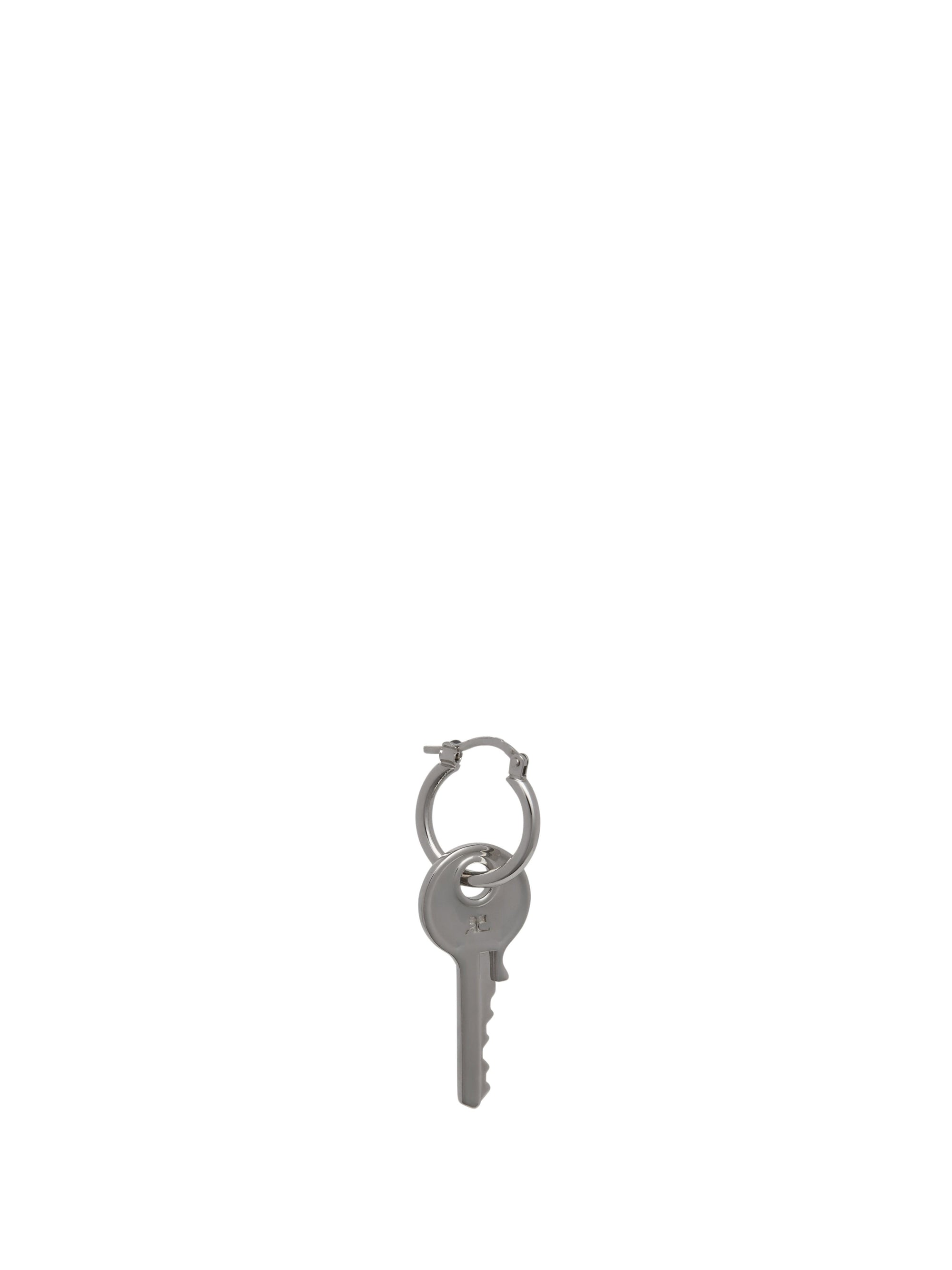 3pcs NEW / BOUCLE D'OREILLE CLÉ  - Silver