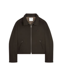 17pcs NEW / BOMBER ZIPPÉ EN LAINE - Mud brown
