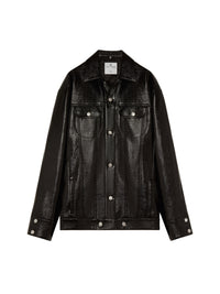 PRIX MARQUE : 250 / OVERSIZE JACKET TRUCKER VINYL-M