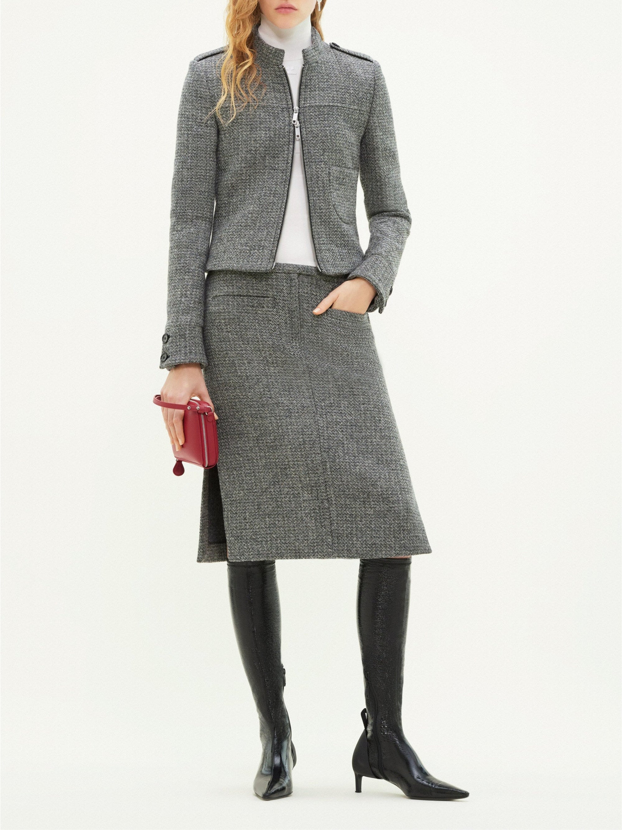 ONE POCKET CAVIAR WOOL