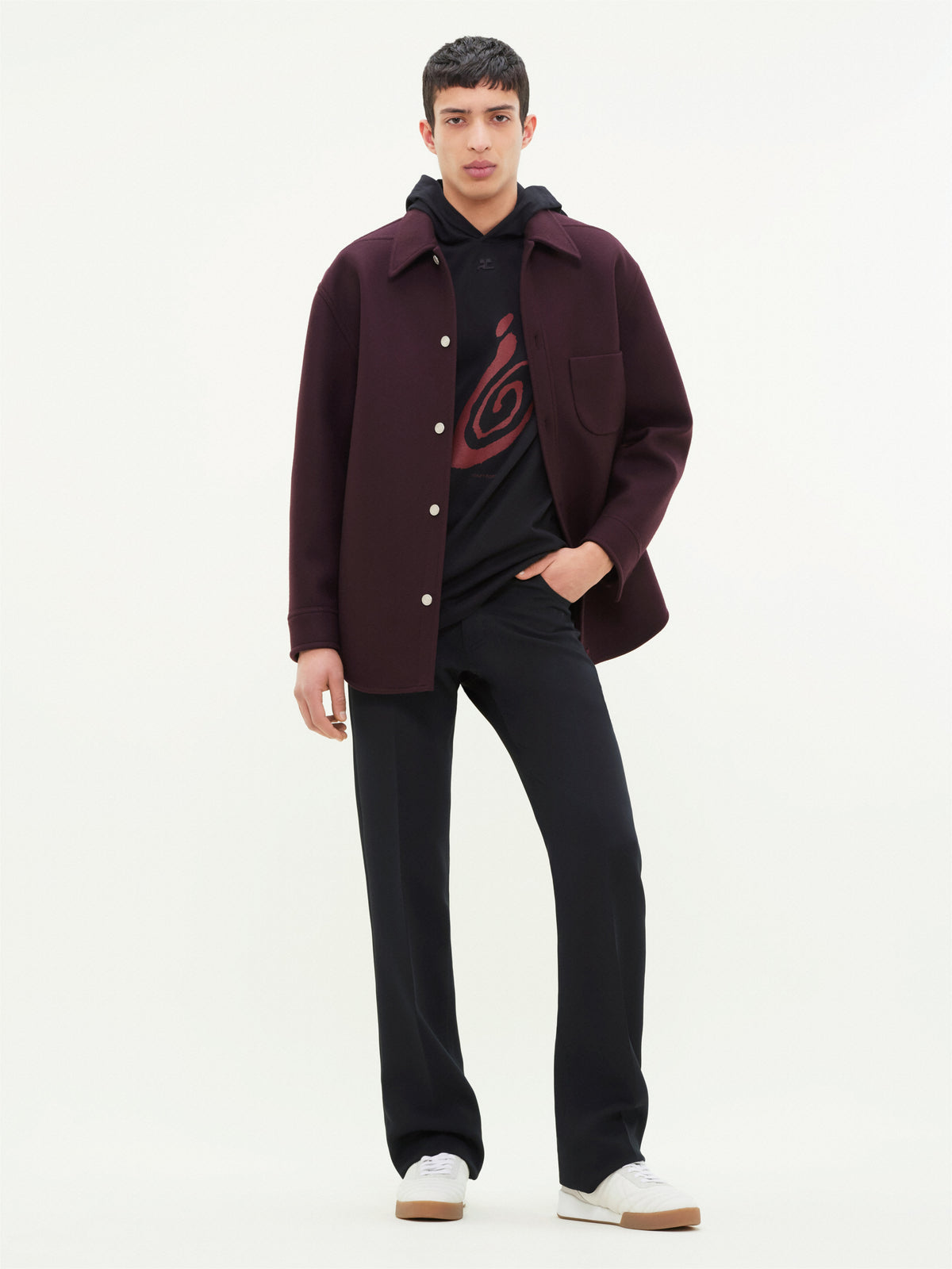 OVERSHIRT QUILTED WOOL-S