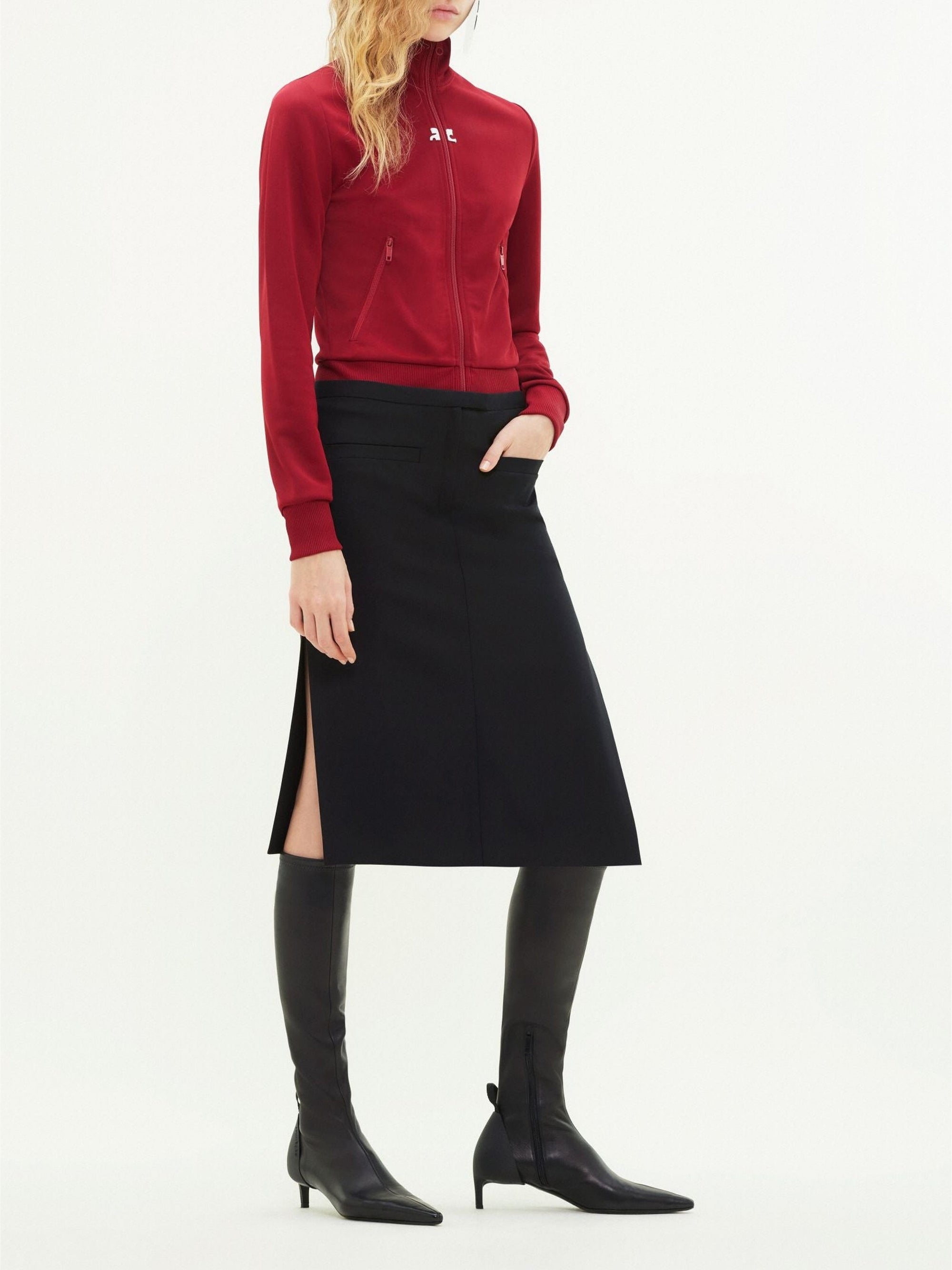 DOUBLE SLITS WOOL