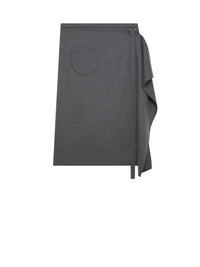 11pcs NEW /  JUPE TAILLEUR MIDI À PANNEAU - Steel grey