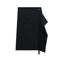 1pcs NEW /  JUPE TAILLEUR MIDI À PANNEAU - Black
