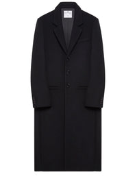 2pcs NEW / MANTEAU EN LAINE À MANCHES ZIPPÉES  - Black