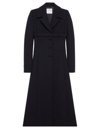 3pcs NEW / MANTEAU HÉRITAGE EN CREPE - Black