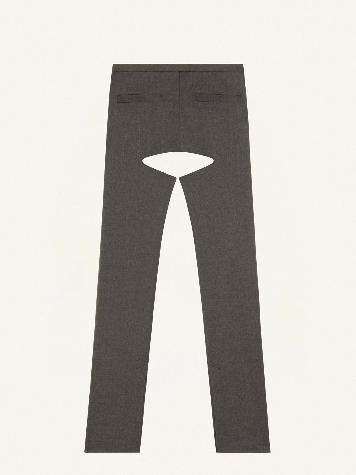 PANTALON TAILLEUR TUBE EN LAINE