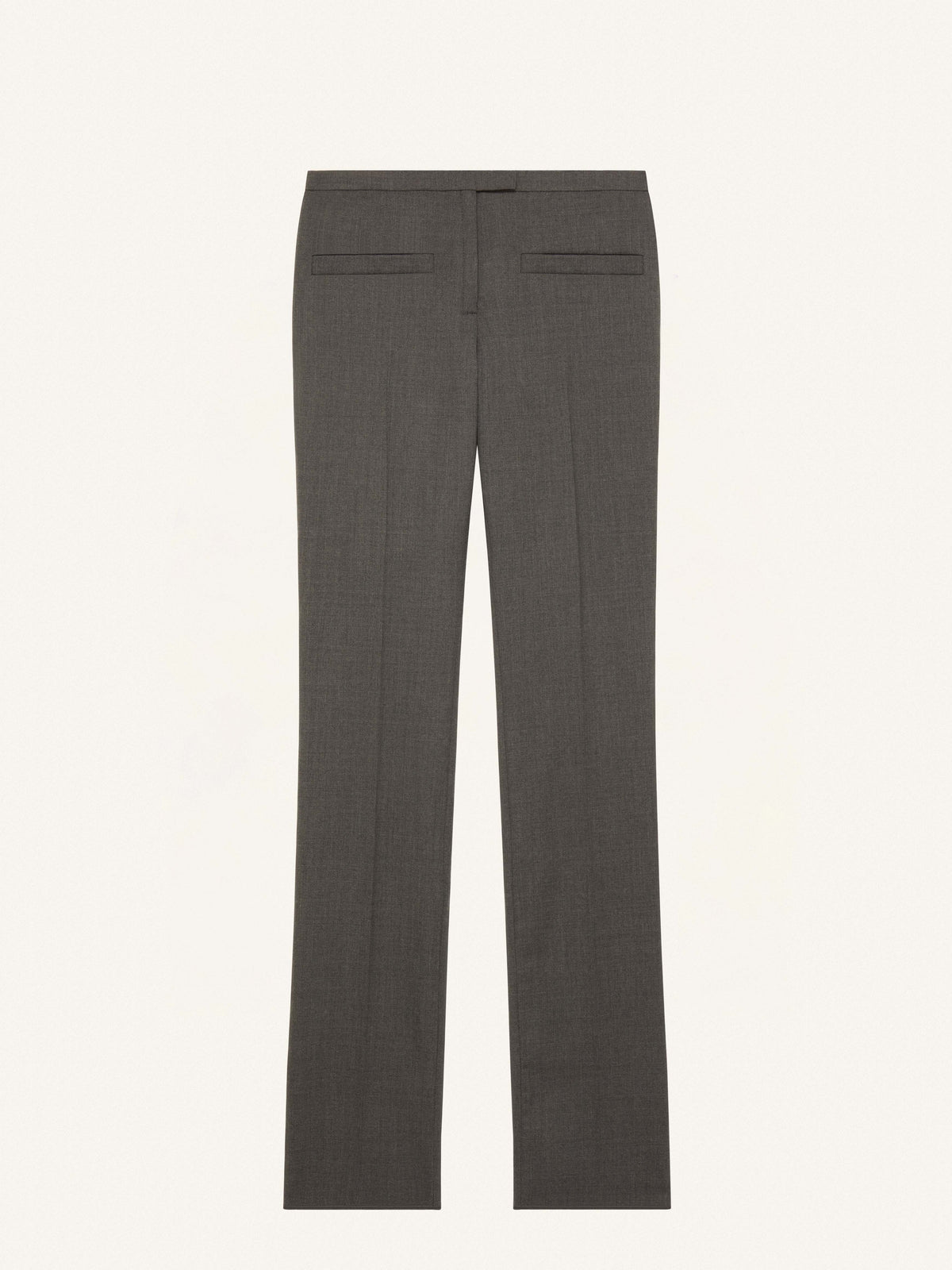 PANTALON TAILLEUR TUBE EN LAINE