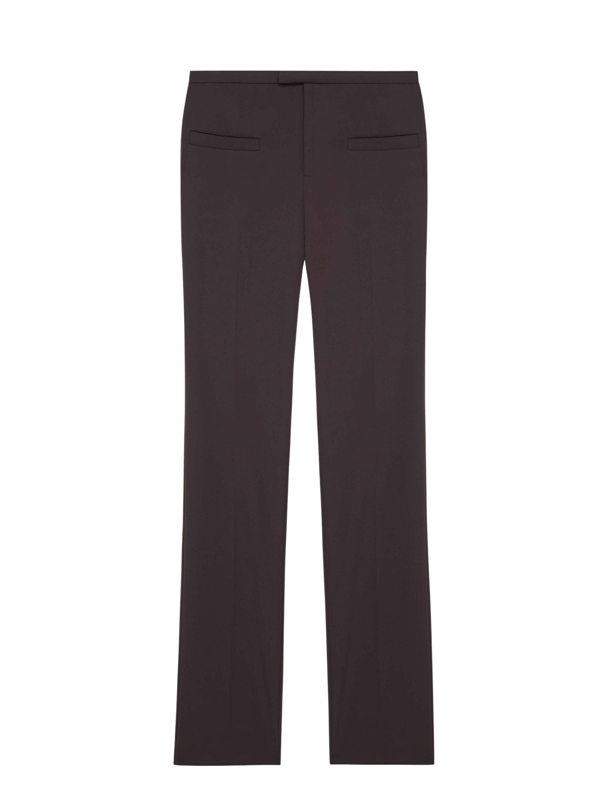 2pcs NEW / PANTALON TAILLEUR TUBE STRETCH - Coffee