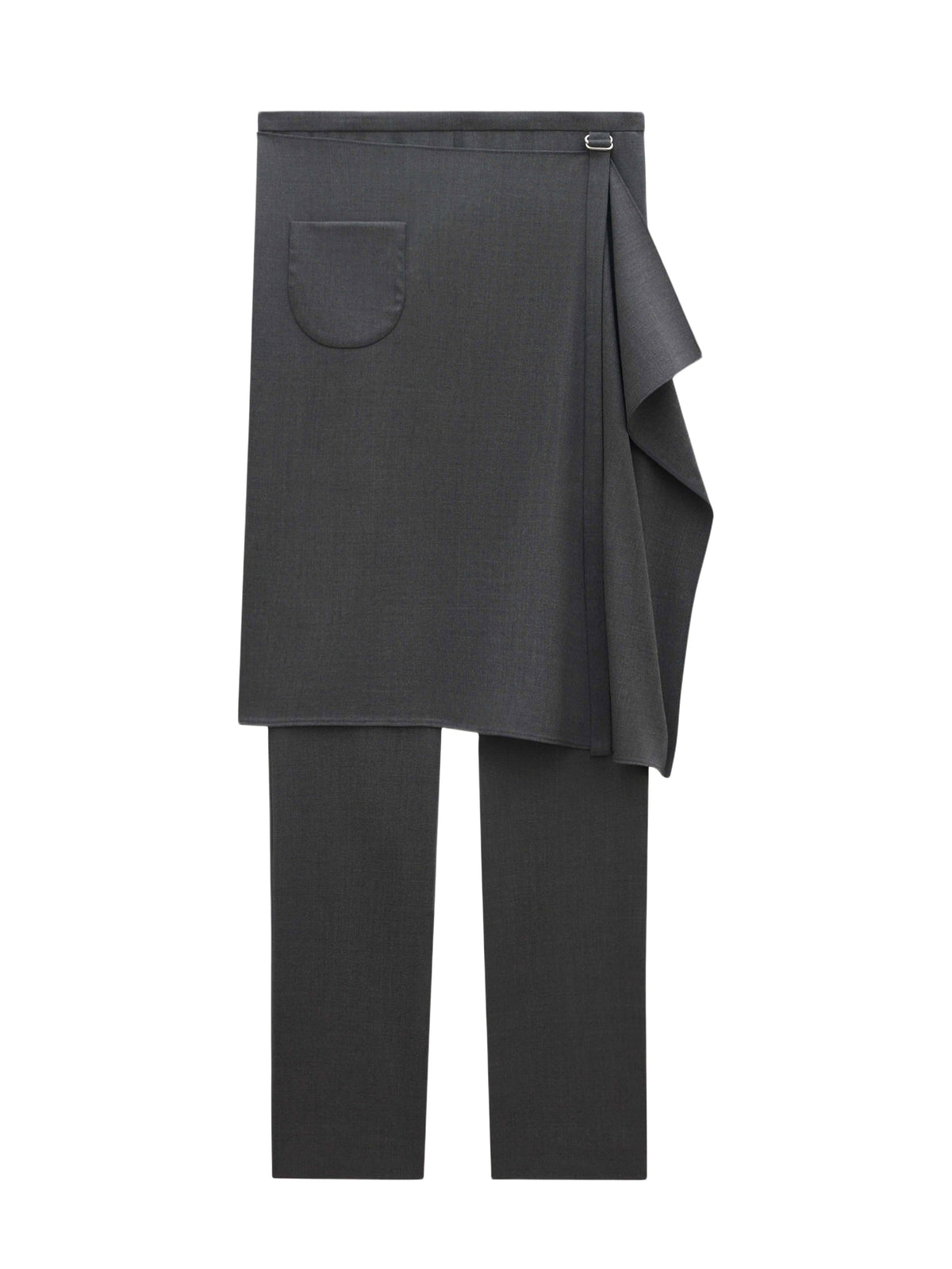 PRIX MARQUE : 190 / PANTALON TAILLEUR TUBE EN LAINE