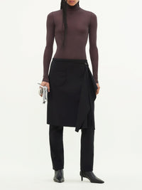 Pantalon tailleur Héritage en laine - Black