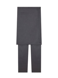 PRIX MARQUE : 190 / PANTALON TAILLEUR TUBE EN LAINE