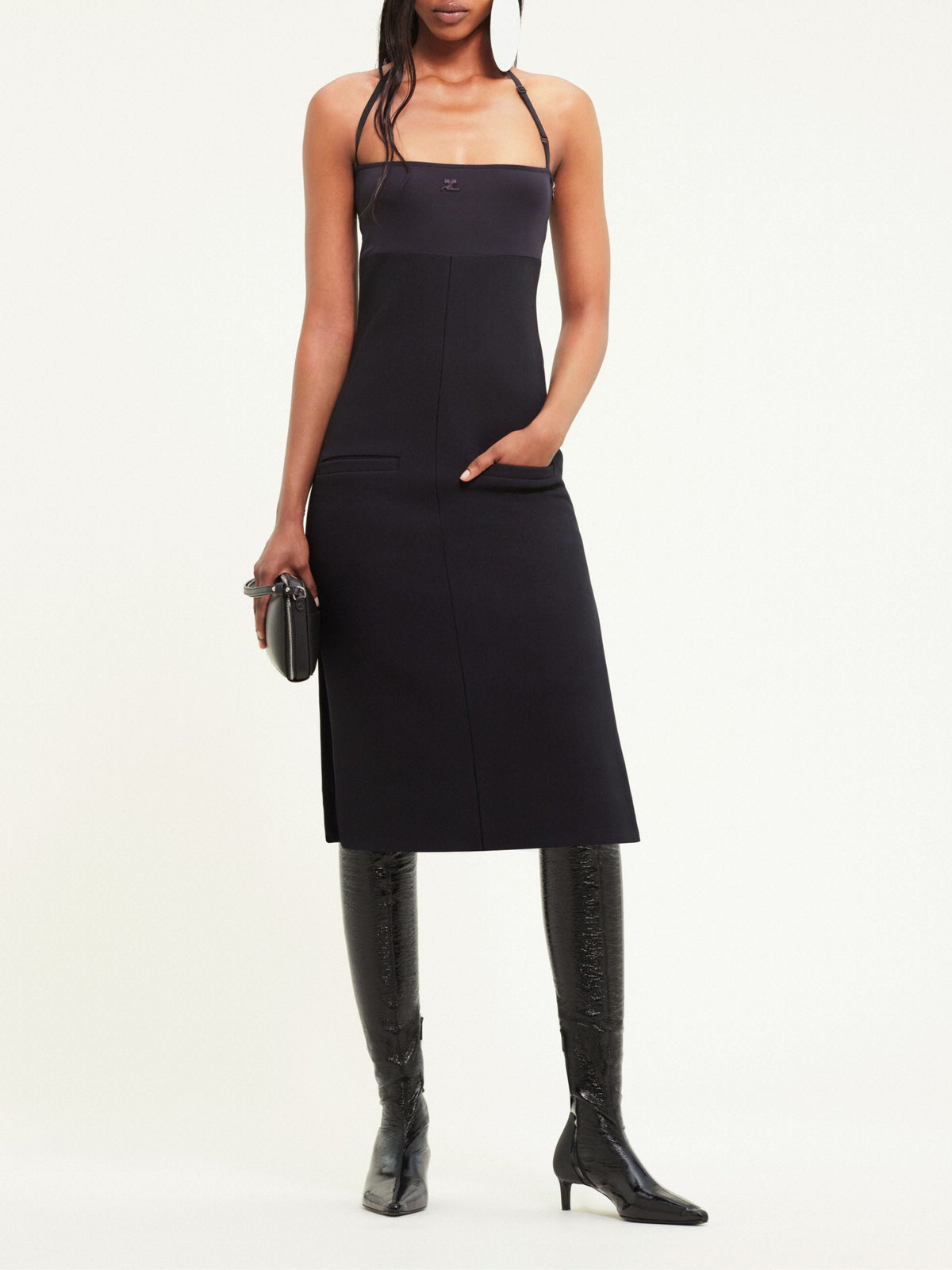 PRIX MARQUE : 250 / LONG DRESS LINGERIE BIGOUT CREPE-34
