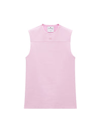 20pcs RELIQUAT 250€ / Top sans manches tailleur en vinyle - Rose