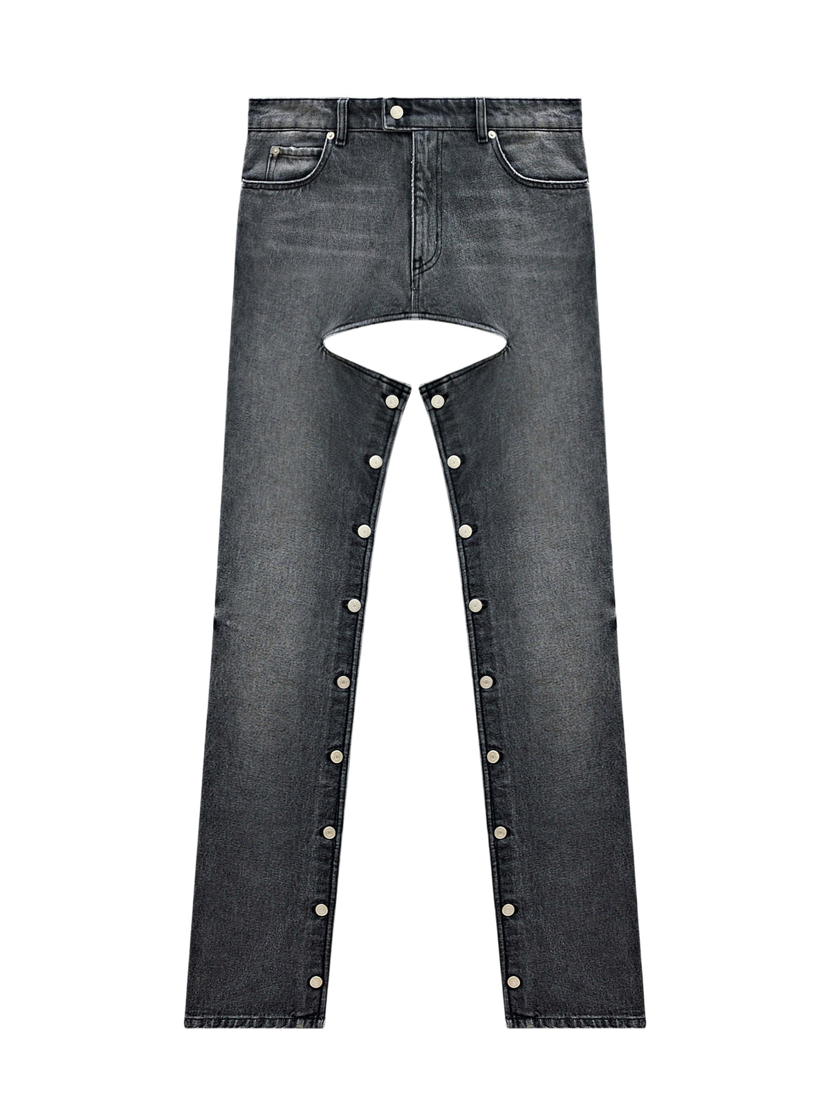 PRIX MARQUE : 120 / PANTS CHAPS BLACK DENIM-34