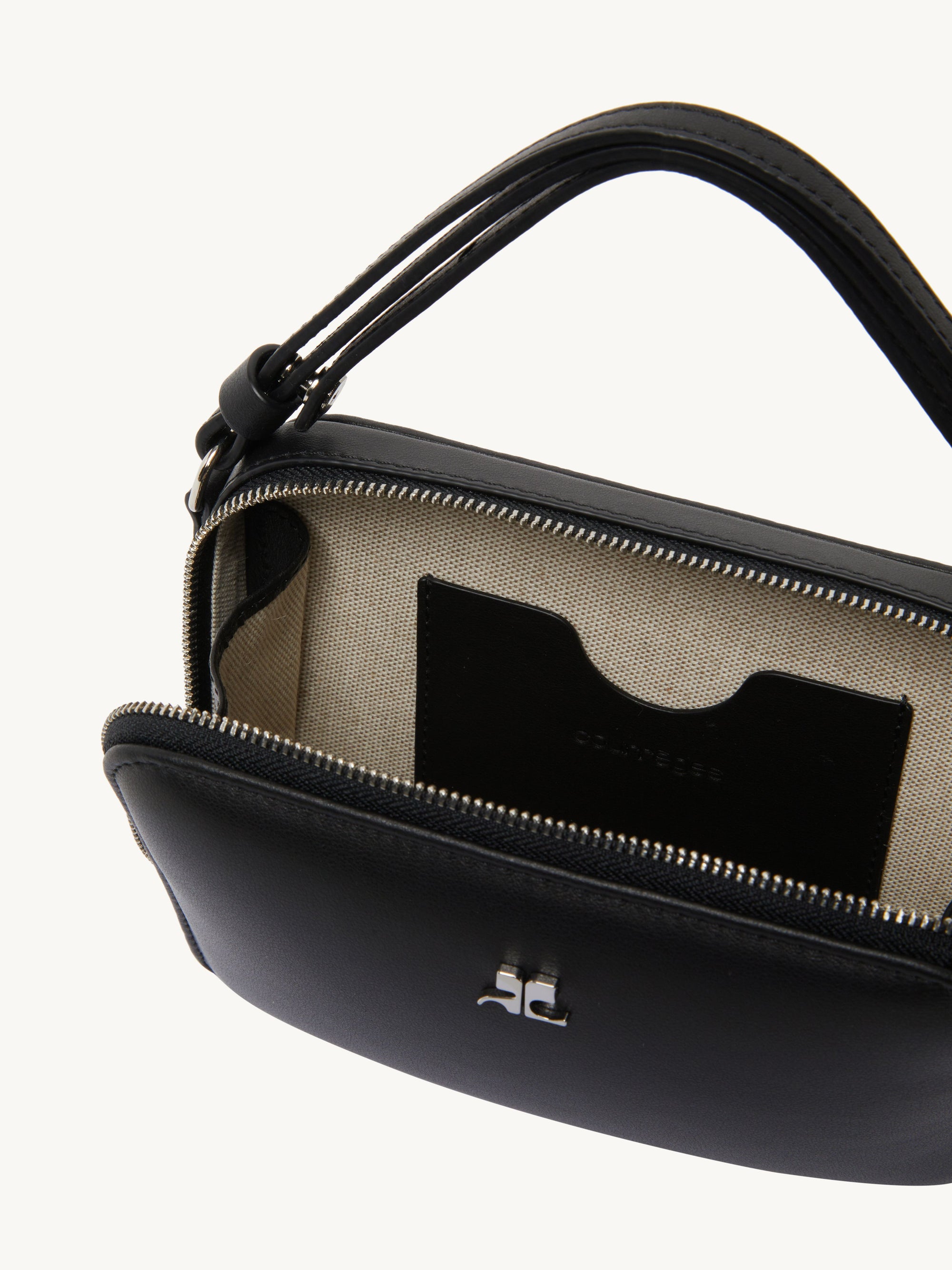 7pcs NEW / SAC CLOUD EN CUIR  - Black