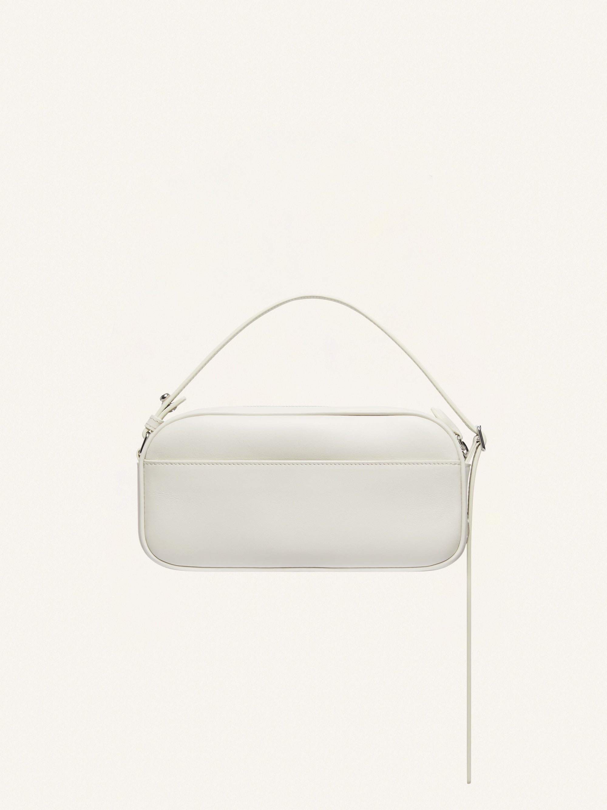 1pcs NEW / SAC RÉÉDITION BAGUETTE EN CUIR - Mastic grey
