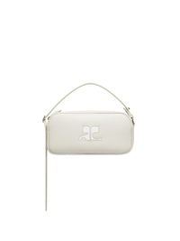 1pcs NEW / SAC RÉÉDITION BAGUETTE EN CUIR - Mastic grey